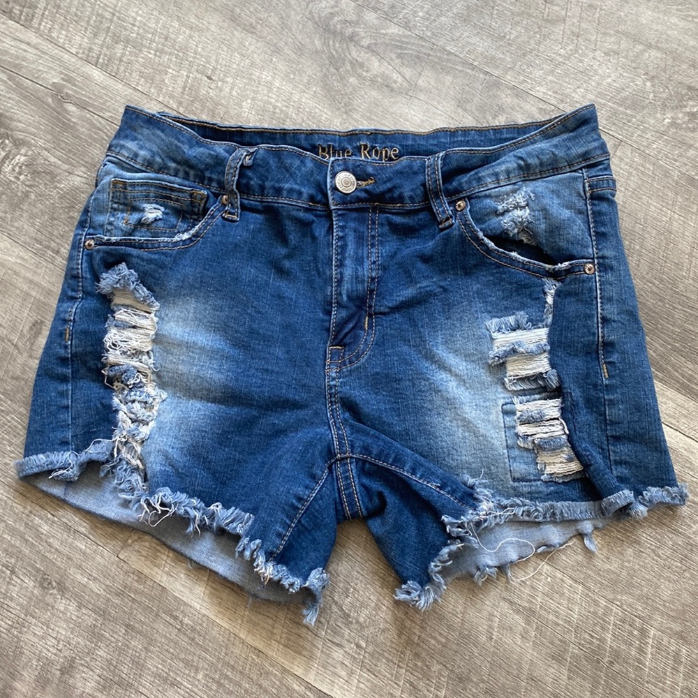 Blue rope shorts